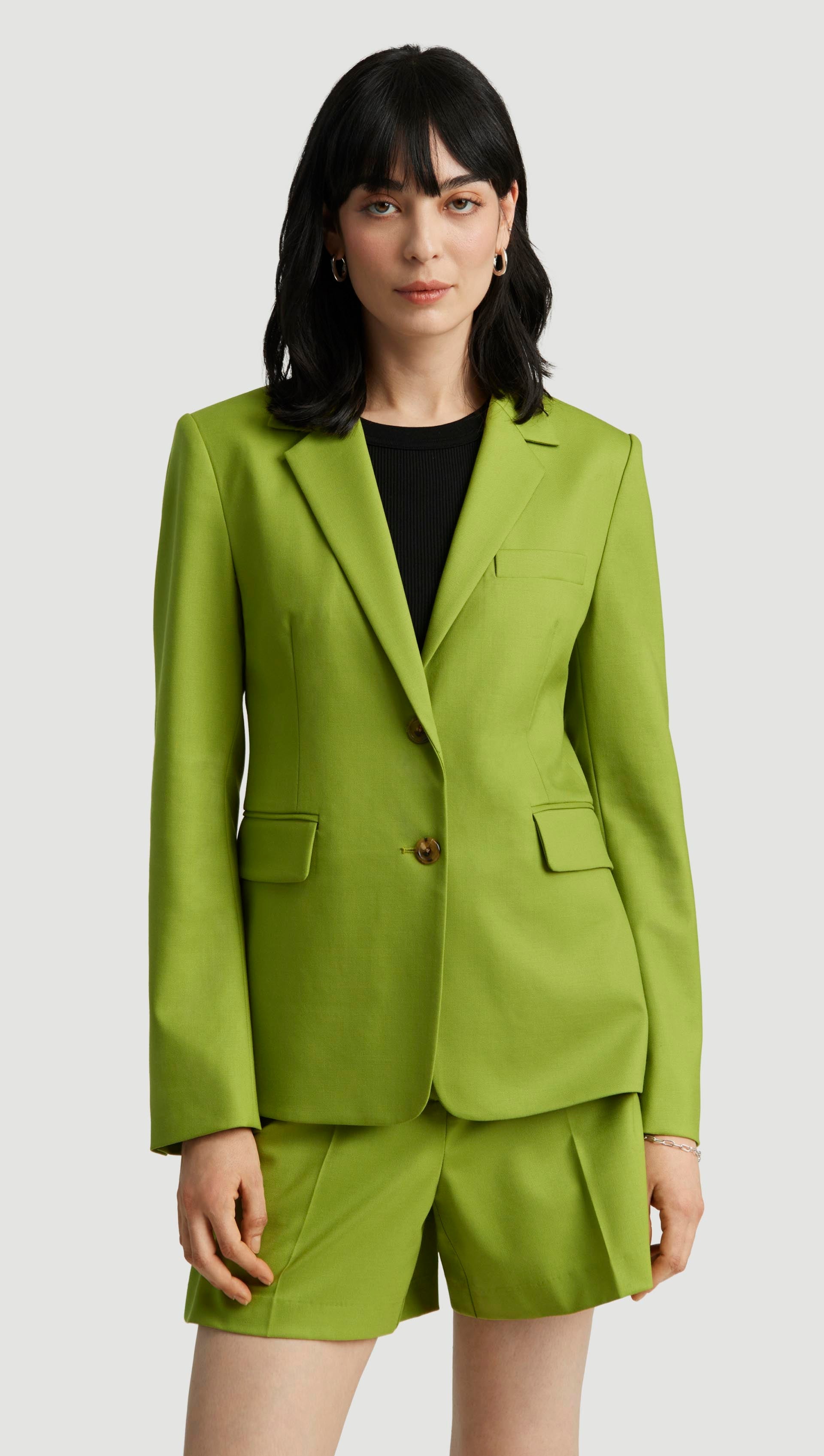 Copain Blazer in Seasonless Wool | Grass