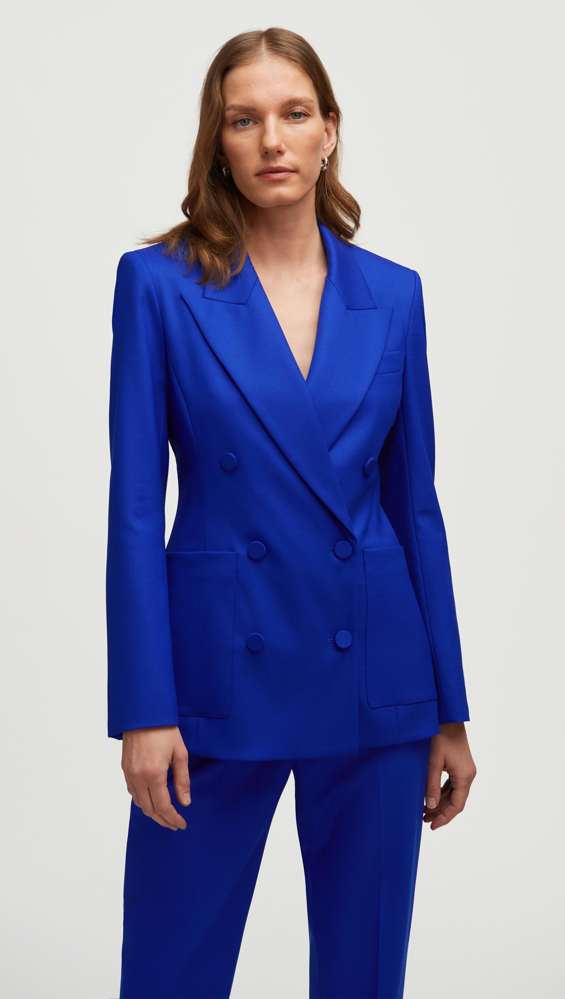 Chelsea Blazer in Seasonless Wool | Lapis