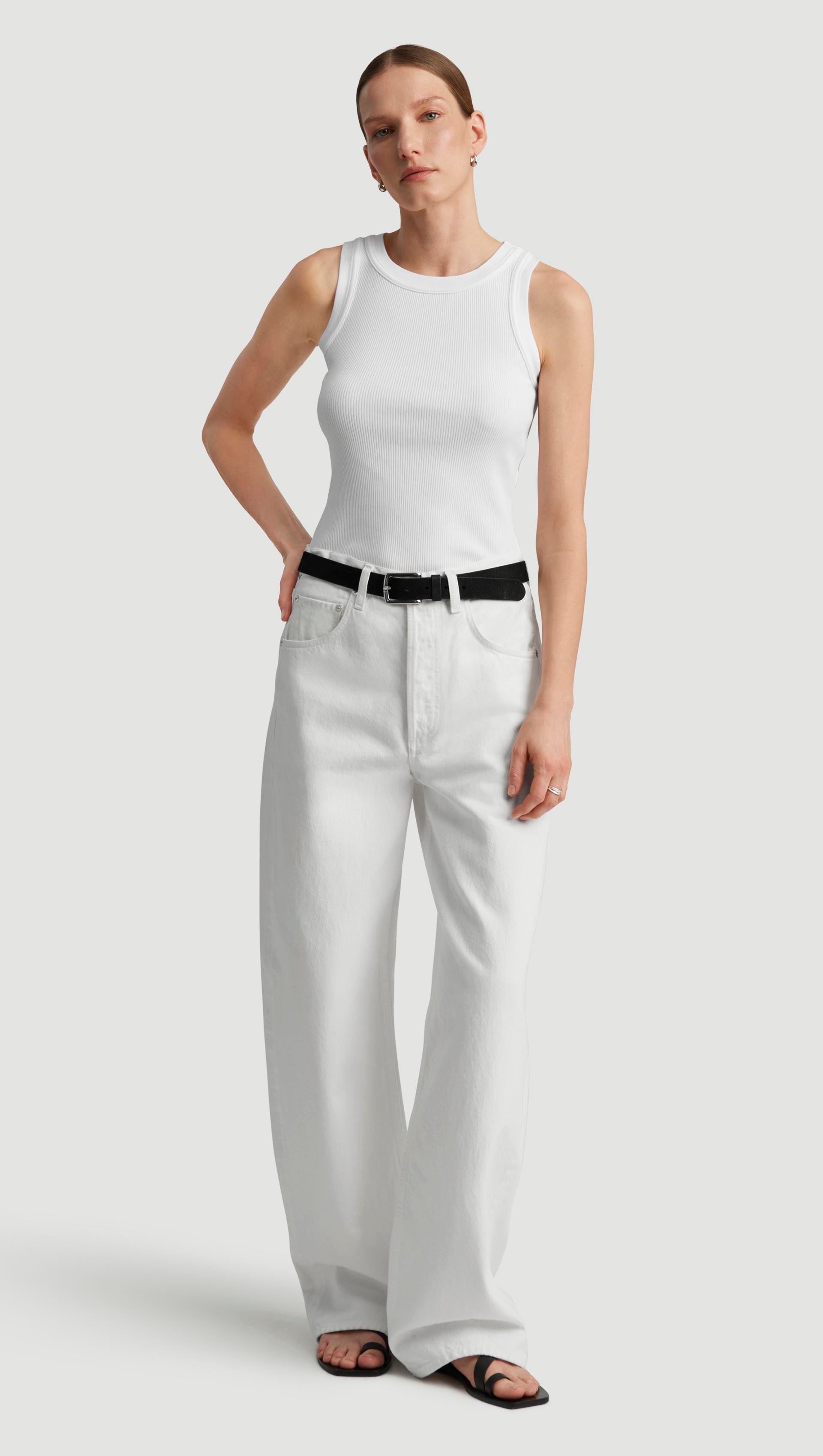 Ayla Baggy in Regenerative Cotton | Crescent