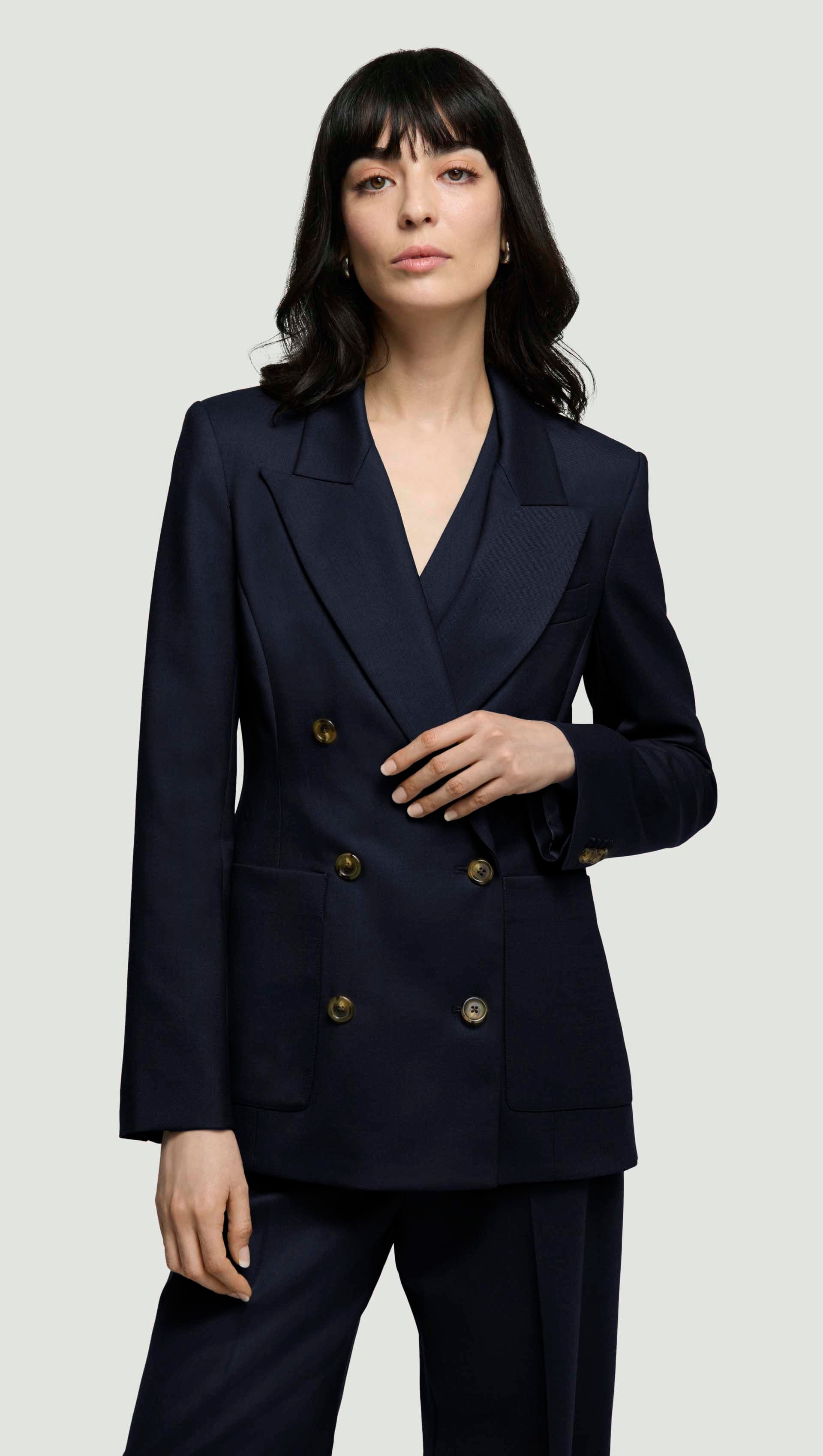 Chelsea Blazer in Seasonless Wool | Midnight