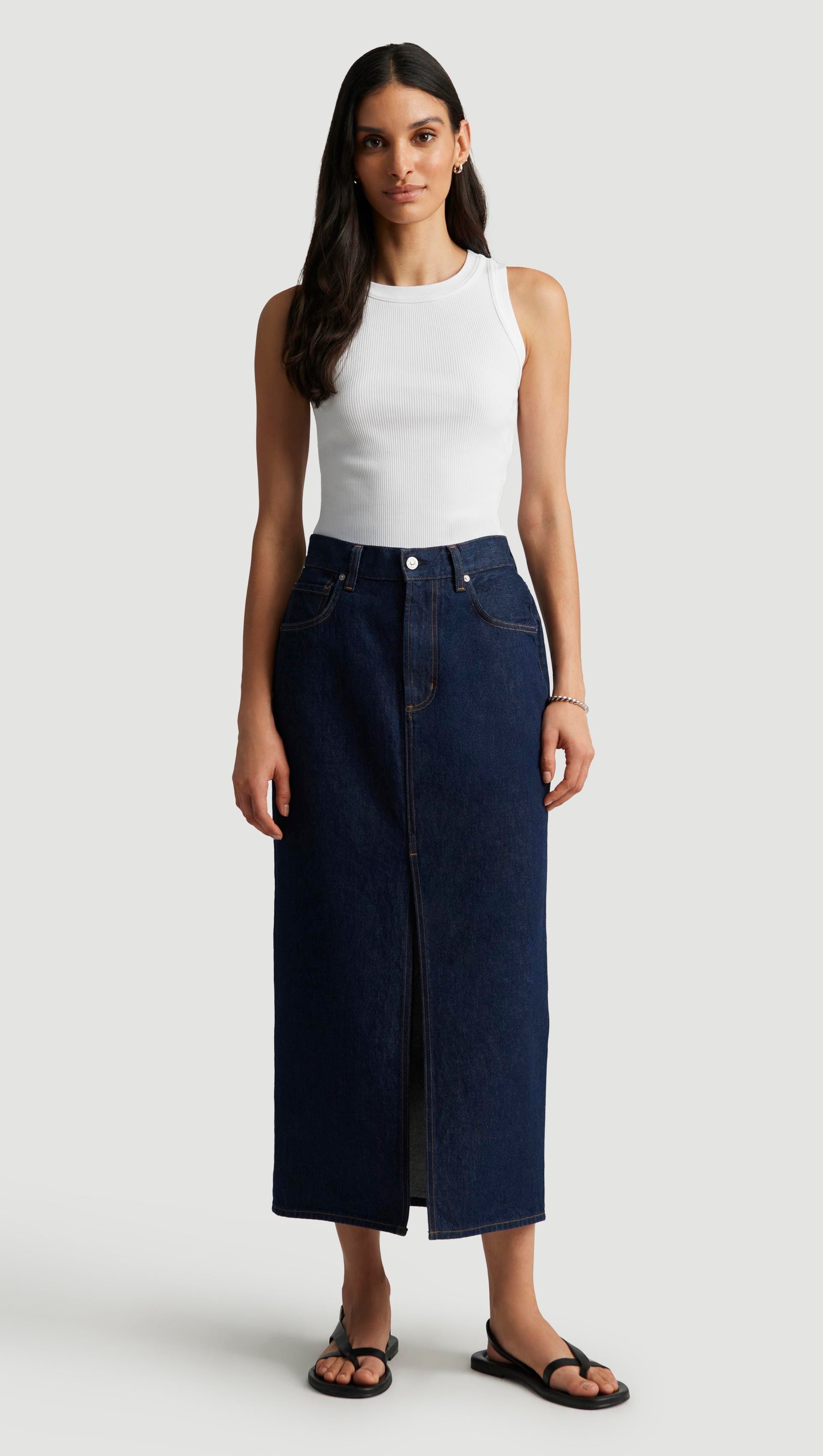 Gwynn Skirt in Regenerative Cotton | Amherst