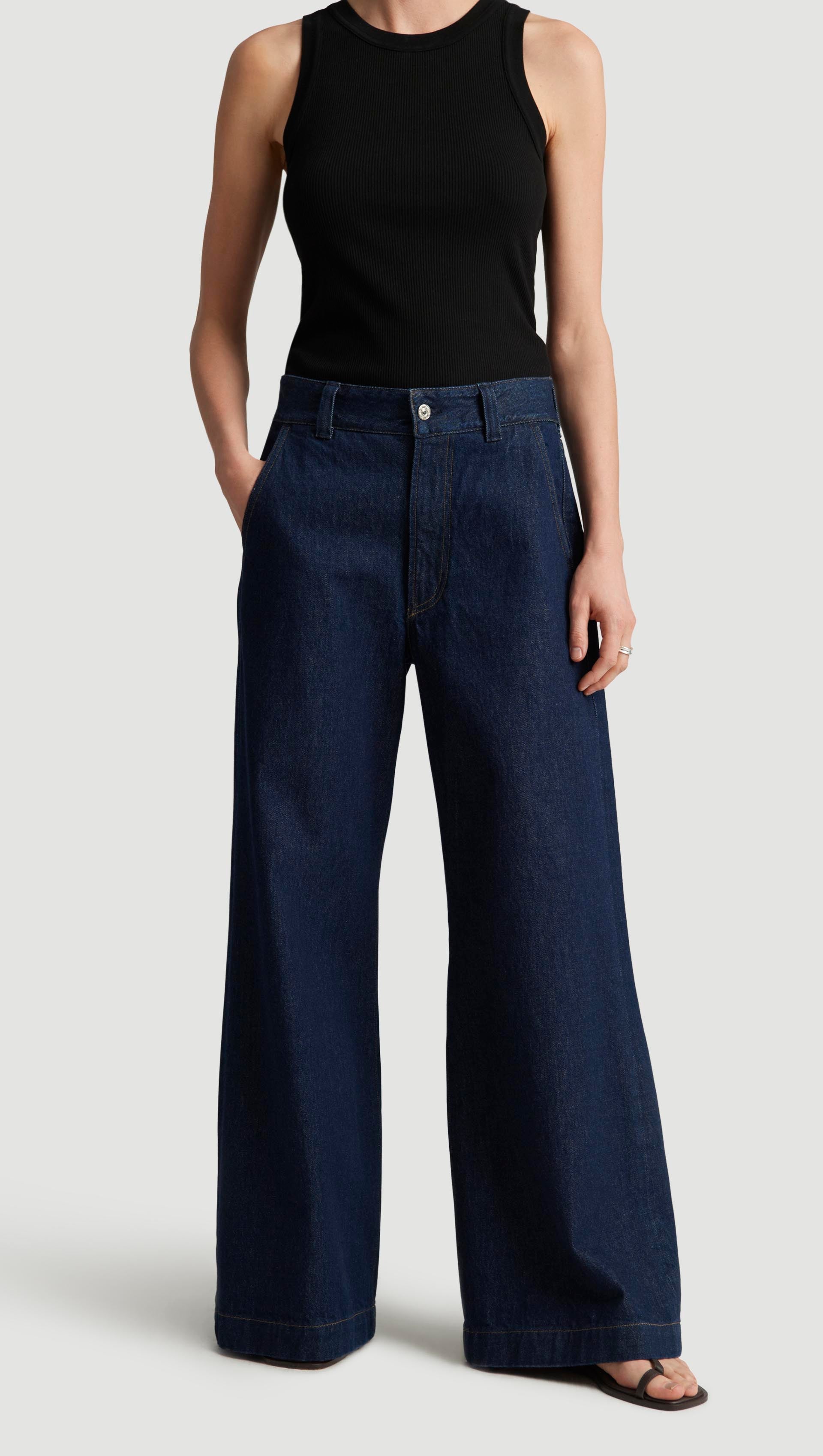 Beverly Trouser in Regenerative Cotton | Summit