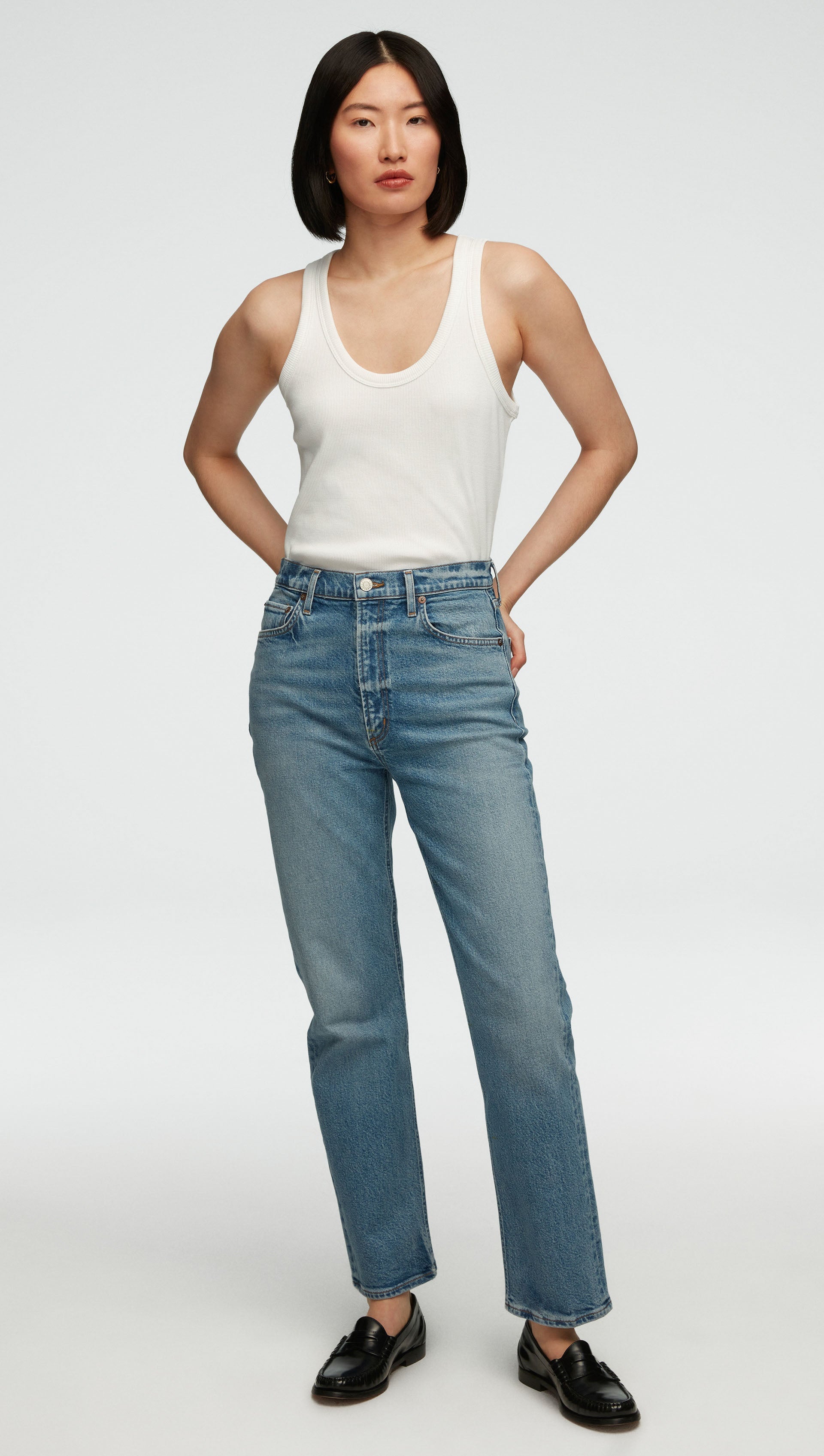 AGOLDE x High Rise Stovepipe | Neptune